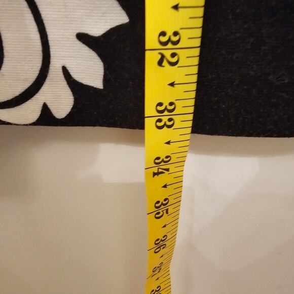 Maggie London Black and White Print Spandex Dress Size 14 - Picture 6 of 8